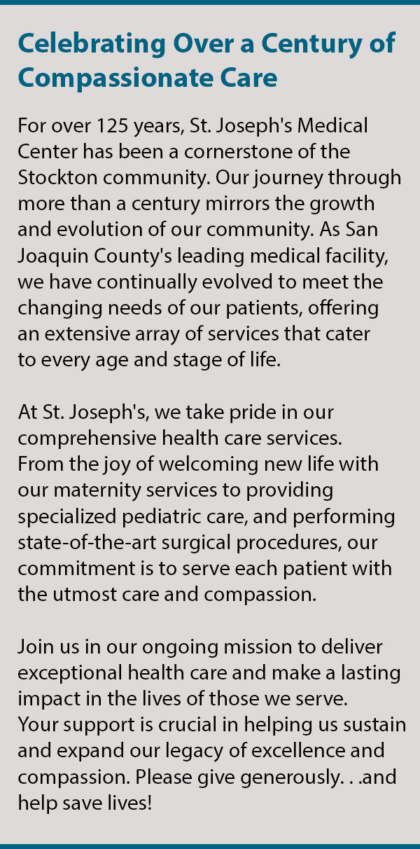 Text box for the Celebrating Over a Century of Compassionate Care