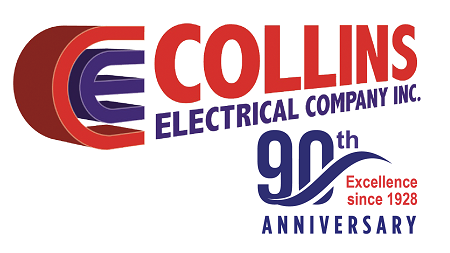 Collins Electrical Co. 90th Anniversary Logo resized