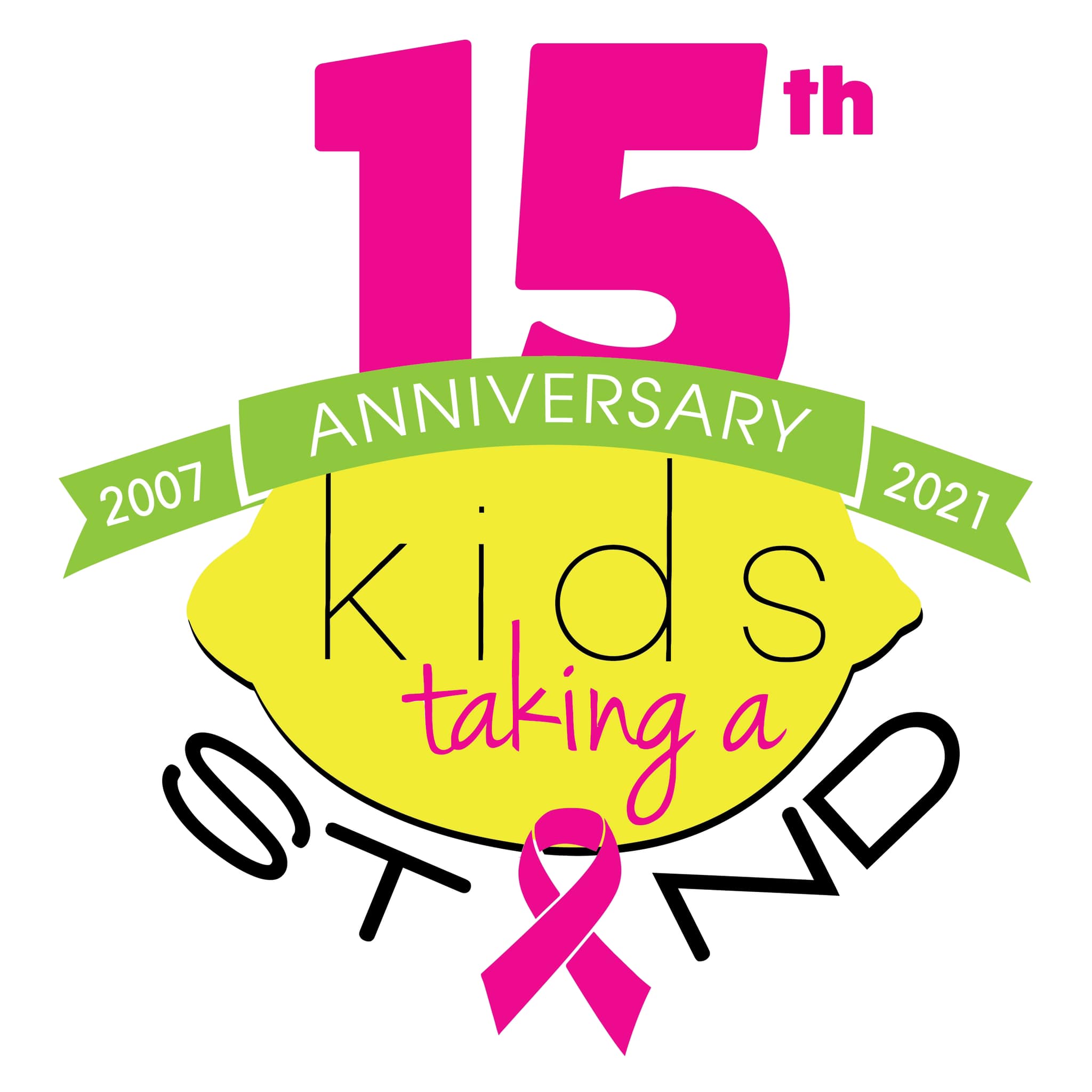 Kids Taking a Stand 15 year anniversary logo