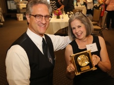 O'Connor Society Honorees with Clock